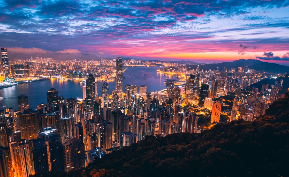 香港城市夜景