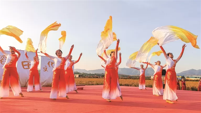 广东省稻田艺术节在高明举行 “稻”田间赏艺术 感受乡村新活力